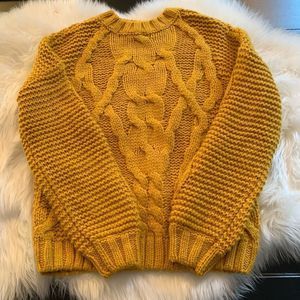 Philosophy sweater mustard yellow